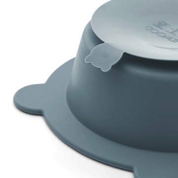 Peony μπολ με βεντούζα Ø16 cm 2 τεμάχια - Sea blue-Whale blue - Liewood