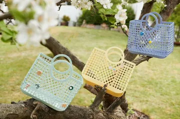 Samantha καλάθι με κρεμαστά διακοσμητικά - Light Peppermint - Liewood