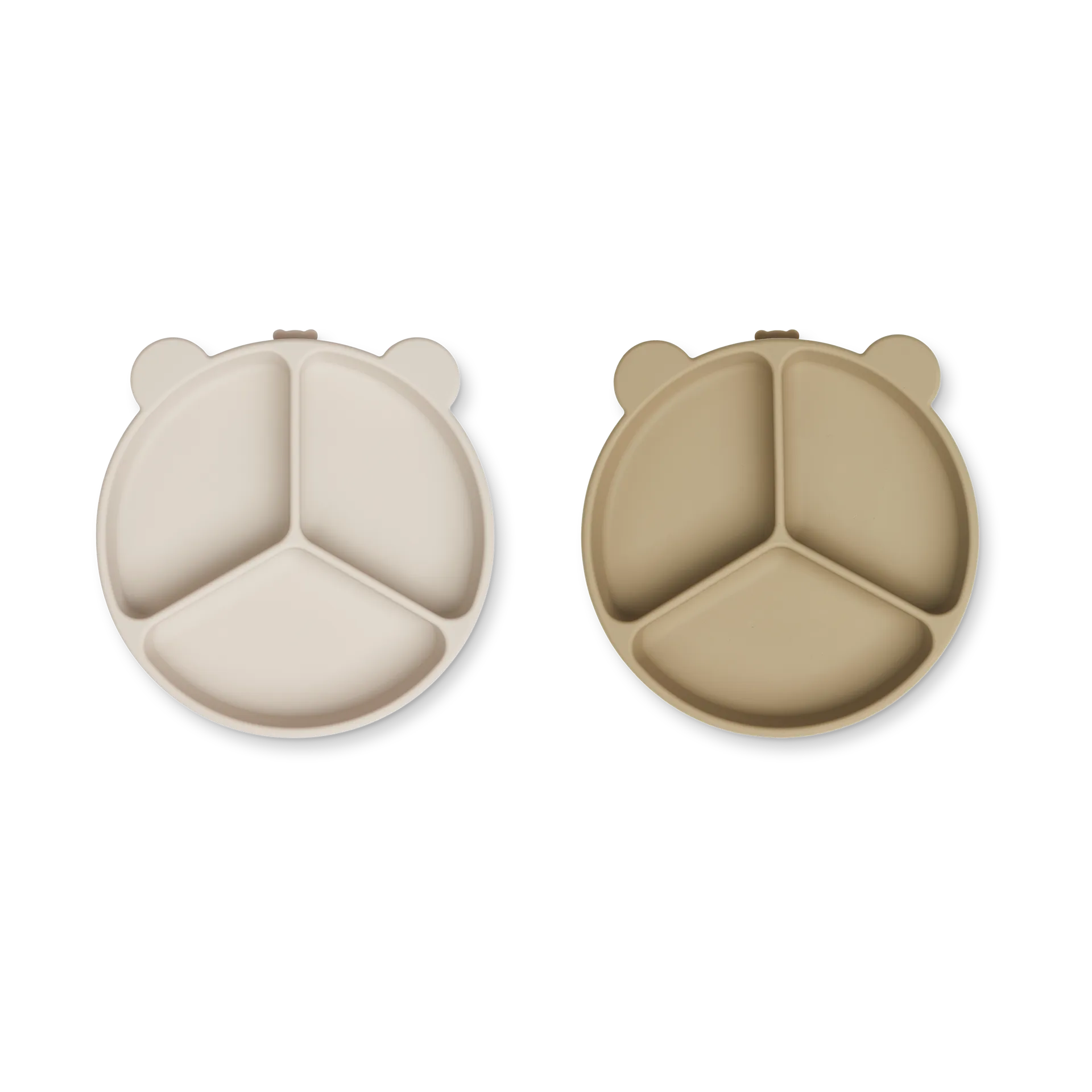 Stacy διαχωρισμένο παιδικό πιάτο 2-τεμάχιο, Sandy-Oat Liewood