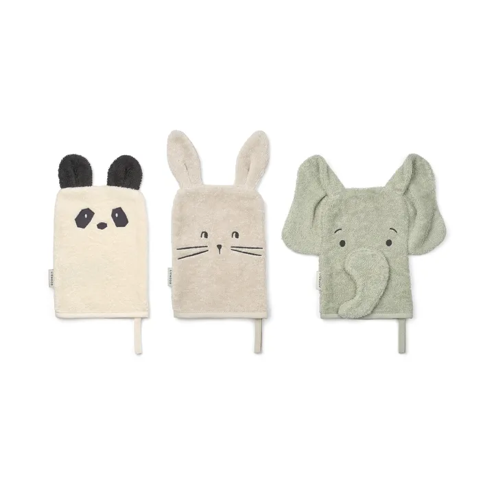 Sylvester πανί πλυσίματος 3 τεμάχια - Dove blue mix - Liewood