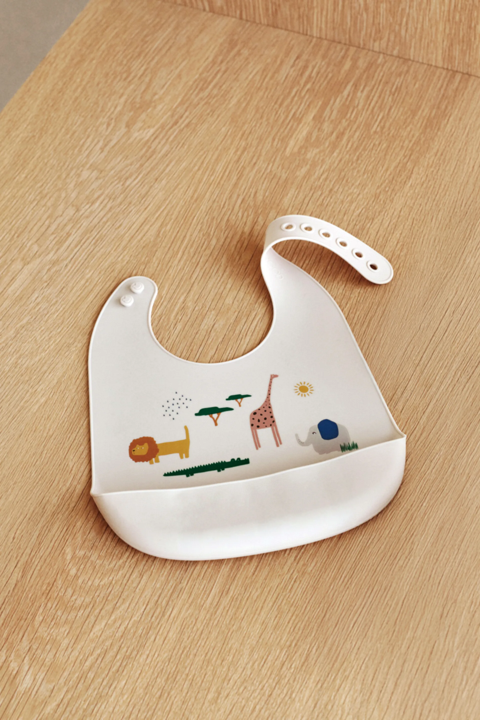 Tilda σαλιάρα σιλικόνης 2-pack, Safari sandy mix Liewood