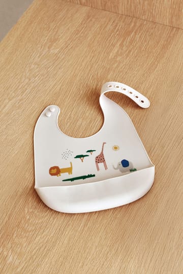 Tilda σαλιάρα σιλικόνης 2-pack - Safari sandy mix - Liewood
