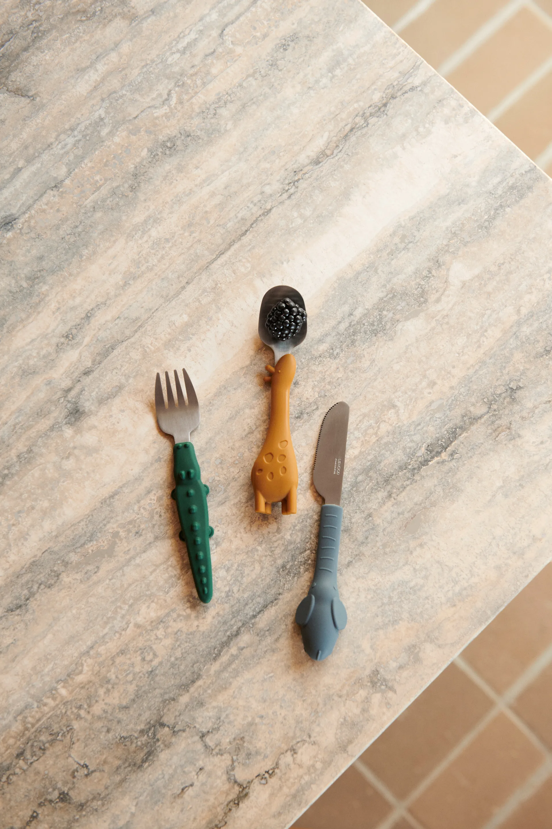 Tove all together σετ μαχαιροπίρουνα 3 τεμάχια, Golden caramel mix Liewood