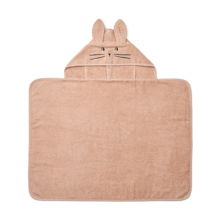 Πετσέτα μπάνιου με κουκούλα Vilias rabbit 60x80 cm - Pale tuscany - Liewood