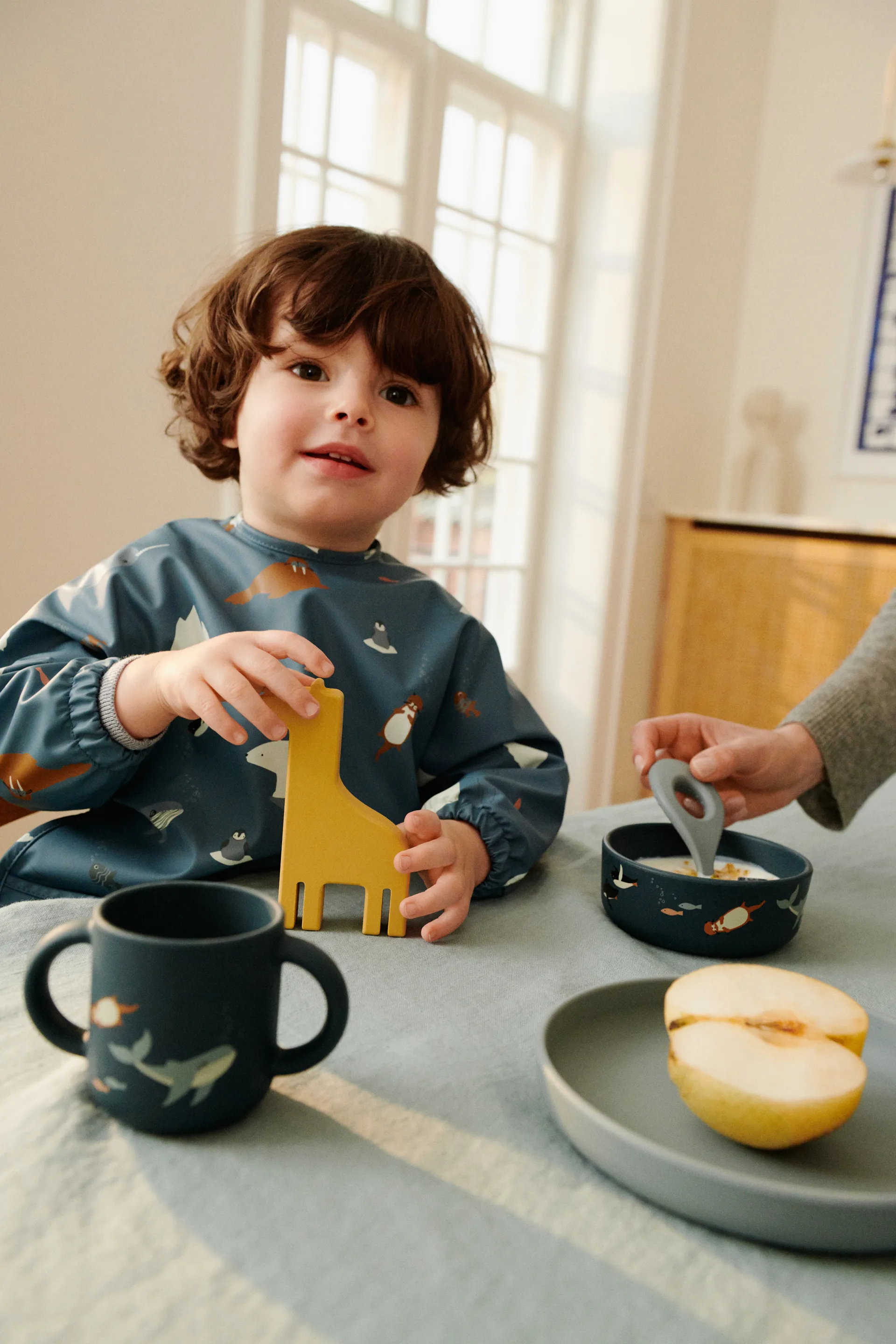 Vivi printed σερβίτσιο 4 τεμάχια, Arctic Sea-Ocean view Liewood