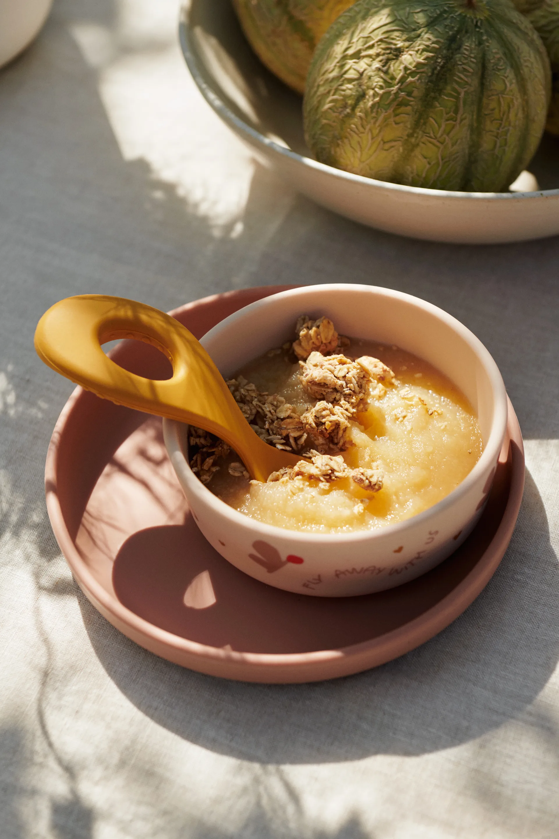 Vivi printed σερβίτσιο 4 τεμάχια, Butterfly-apple blossom Liewood