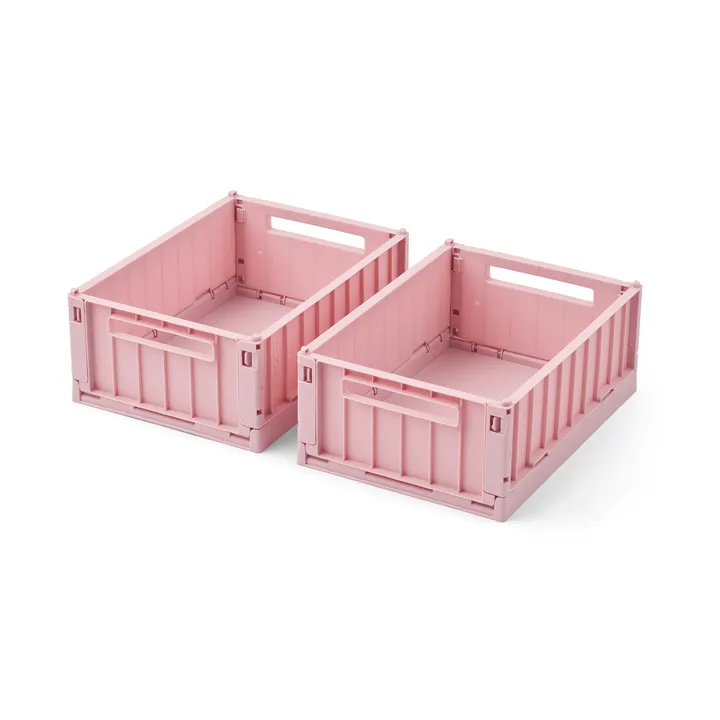 Weston κουτί αποθήκευσης - Rose blush, S, σετ 2 τεμαχίων - Liewood