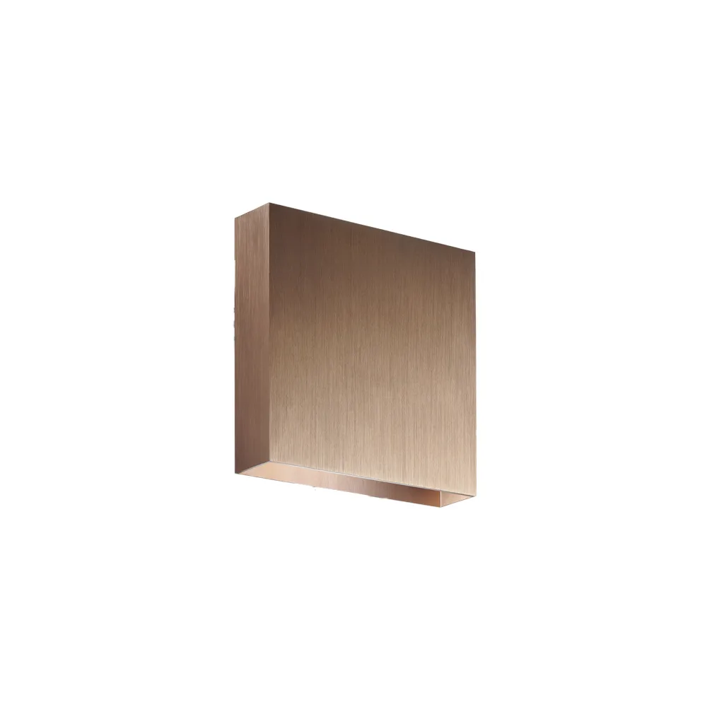 Επιτοίχιο φωτιστικό με φωτισμό πάνω/κάτω, Compact W2, Ροζ χρυσός, 2700 kelvin Light-Point