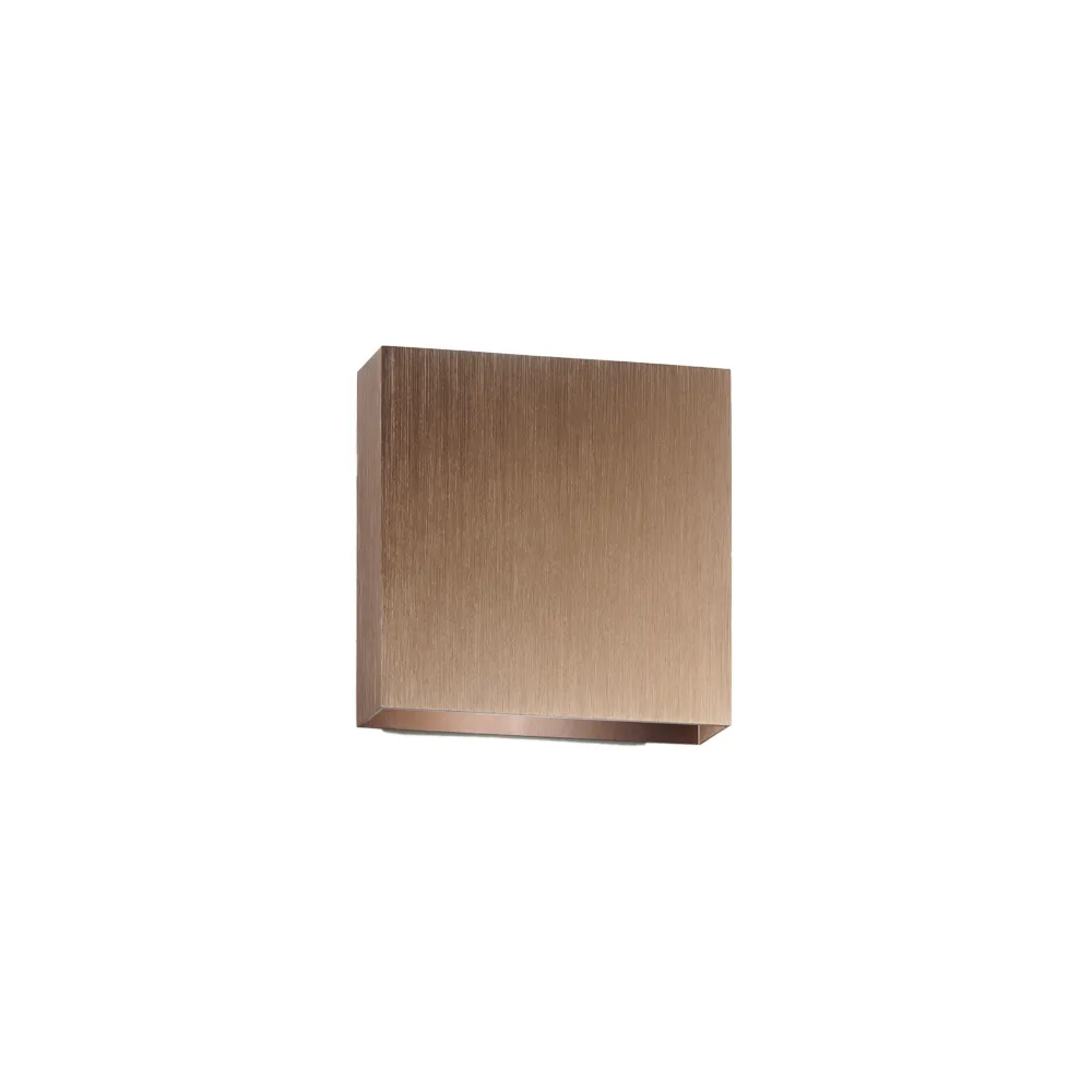 Επιτοίχιο φωτιστικό με φωτισμό πάνω/κάτω, Compact W2, Ροζ χρυσός, 2700 kelvin Light-Point