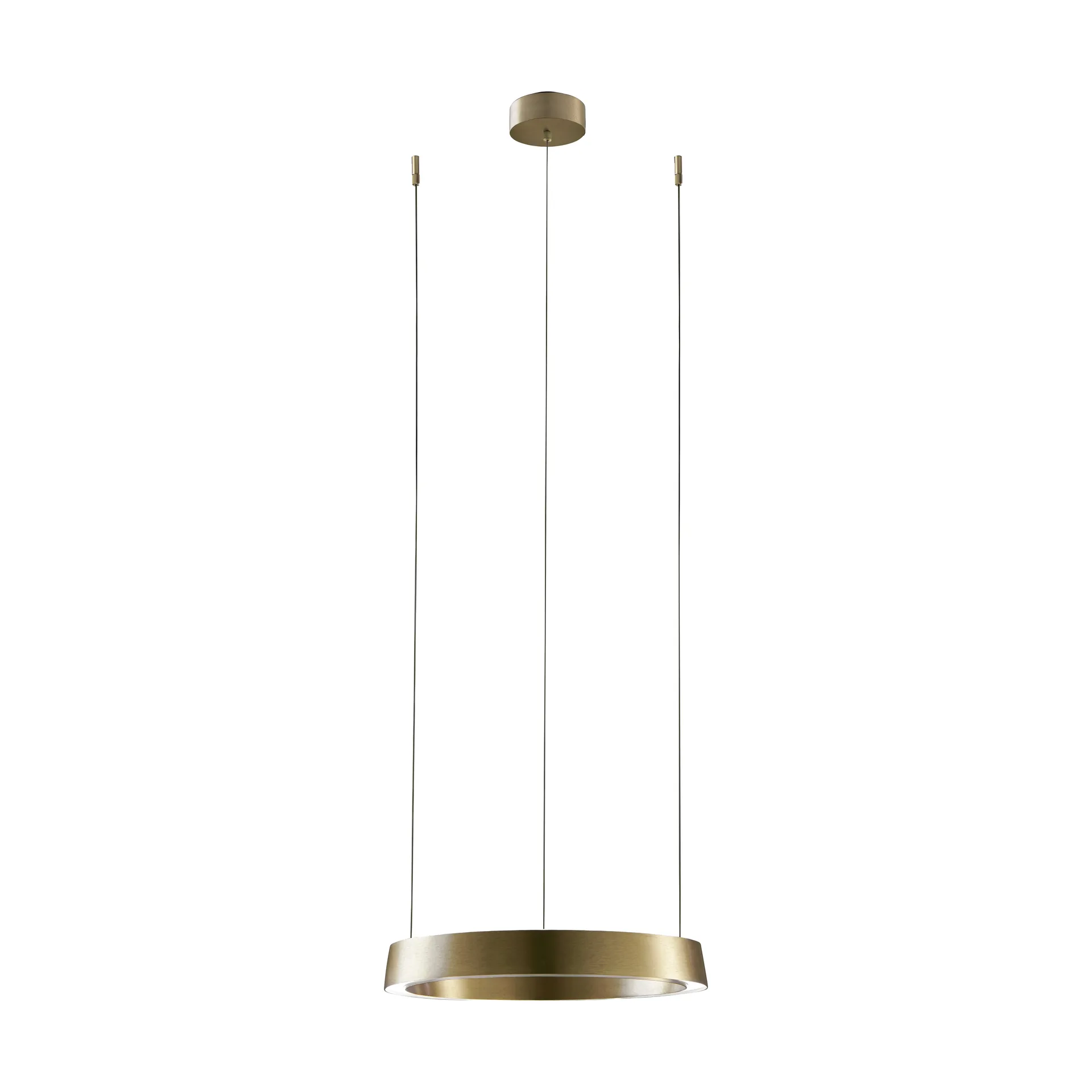 Edge round Ø40 κρεμαστό φωτιστικό switch tune, Brass Light-Point