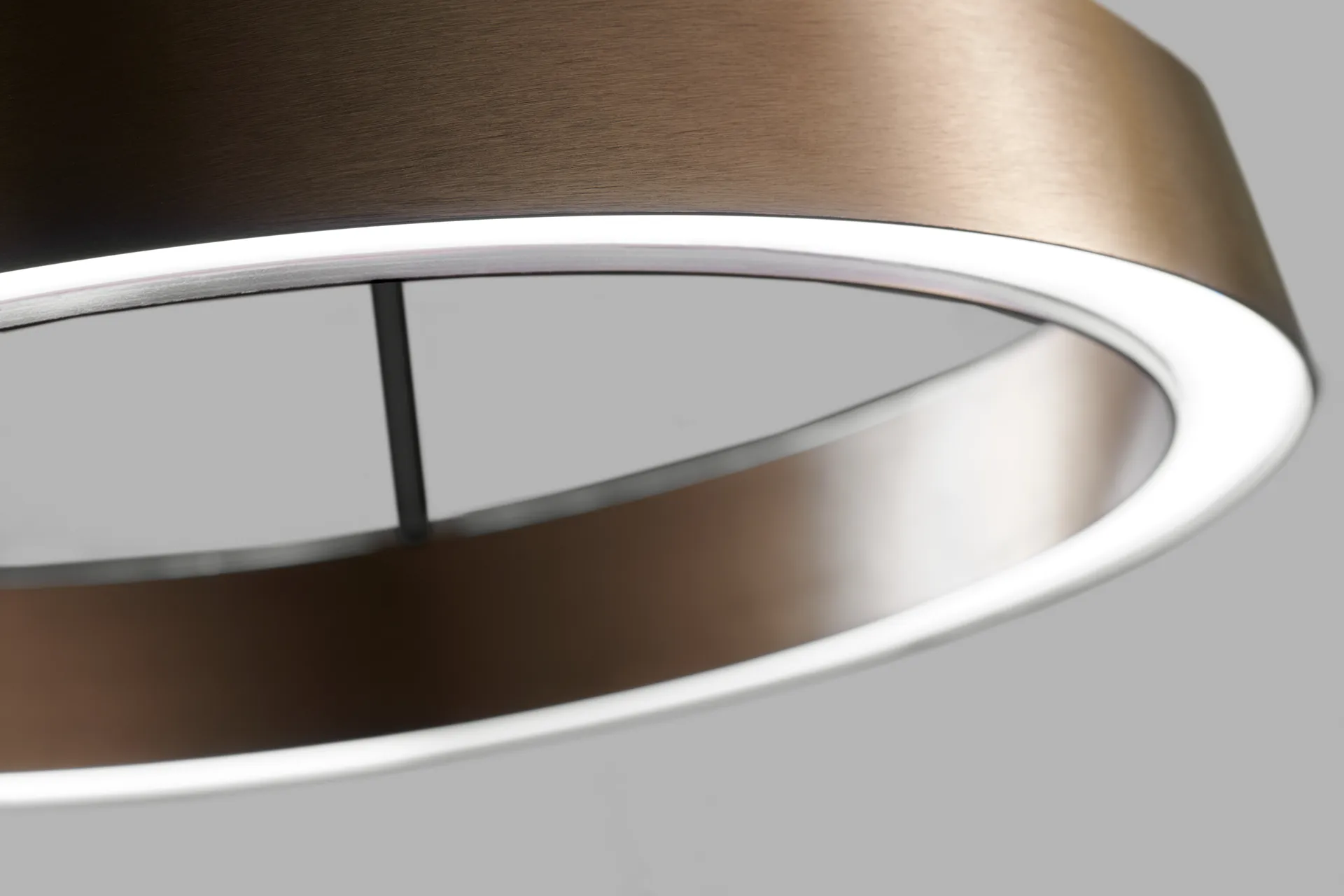 Edge round Ø40 κρεμαστό φωτιστικό switch tune, Rose gold Light-Point