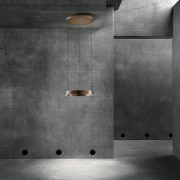 Edge round Ø40 κρεμαστό φωτιστικό switch tune - Rose gold - Light-Point