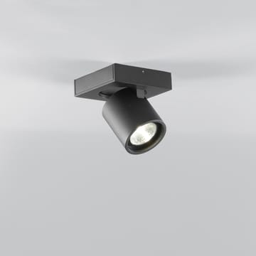Επιτοίχιο φωτιστικό και φωτιστικό οροφής, Focus 1 - Μαύρο, 2700 kelvin - Light-Point