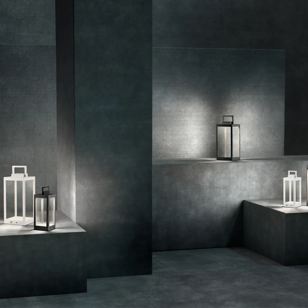 Επιτραπέζιο φωτιστικό, Lantern T1, Μαύρο Light-Point