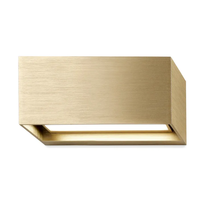 Linea W1 απλίκα τοίχου switch tune - Brass 7x15 cm - Light-Point