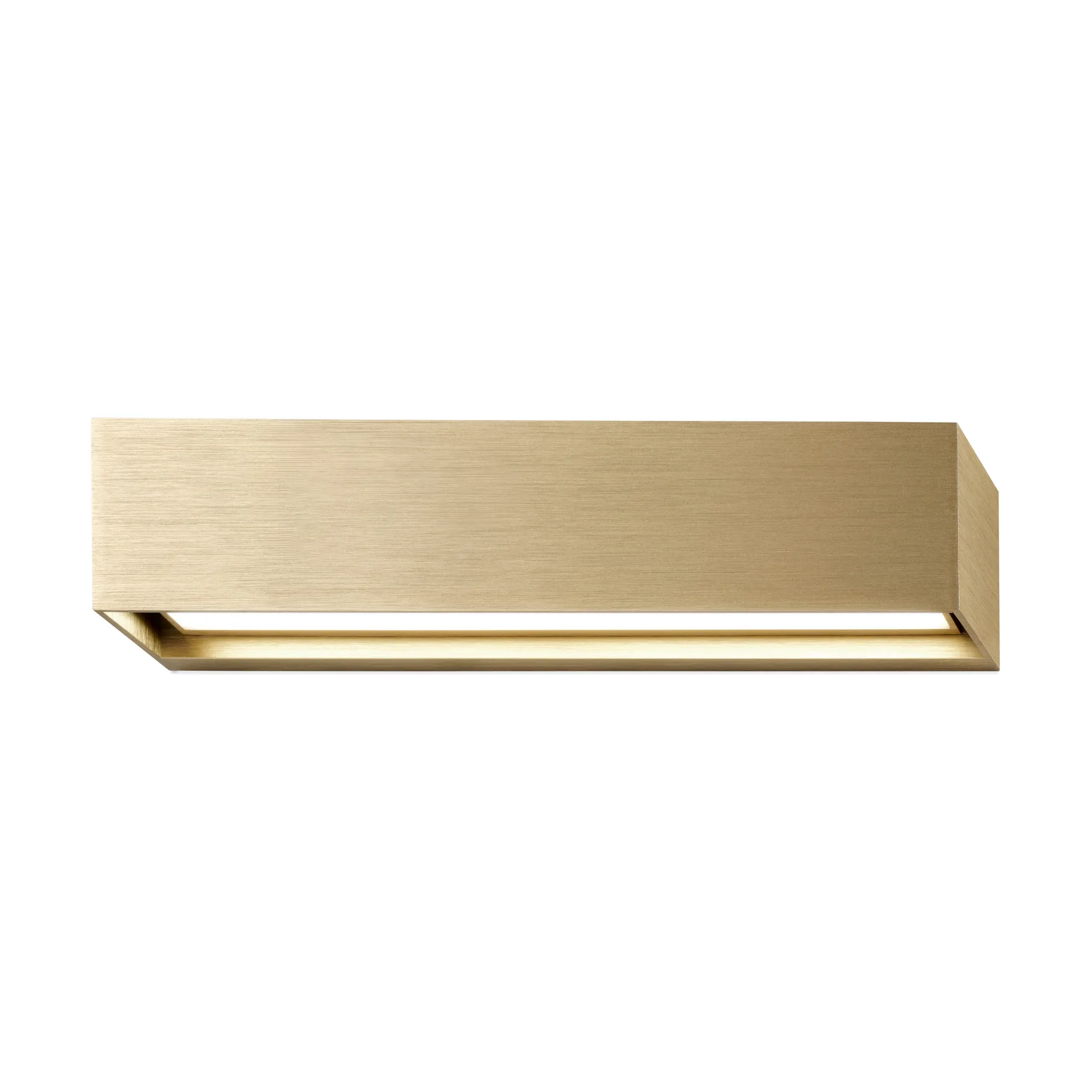 Linea W2 επιτοίχιο φωτιστικό switch tune, Brass, 7x30 cm Light-Point