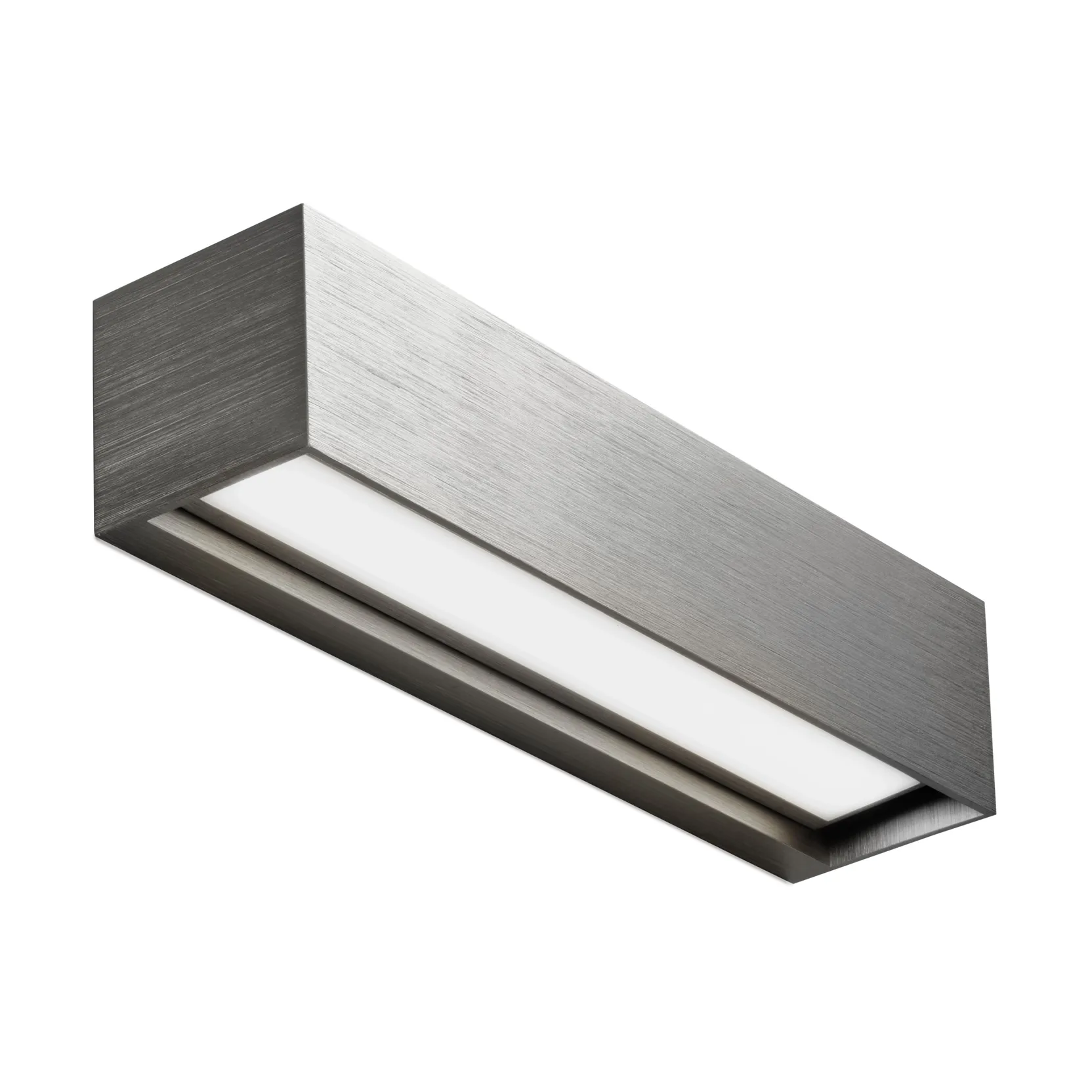 Linea W2 επιτοίχιο φωτιστικό switch tune, Titanium, 7x30 cm Light-Point