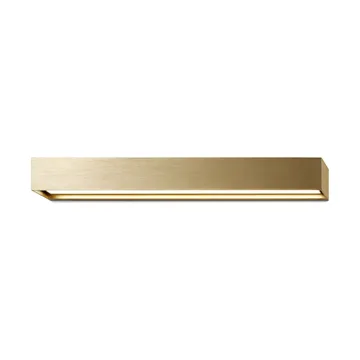 Linea W3 απλίκα τοίχου switch tune - Brass, 7x60 cm - Light-Point