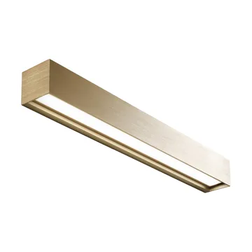 Linea W3 απλίκα τοίχου switch tune - Brass, 7x60 cm - Light-Point