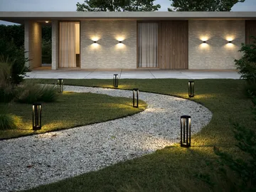 Mirage outdoor λάμπα switch tune - Black, 12x48 cm - Light-Point