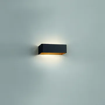 Επιτοίχιο φωτιστικό, Mood 2 - Μαύρο/χρυσαφί, 3000 kelvin - Light-Point