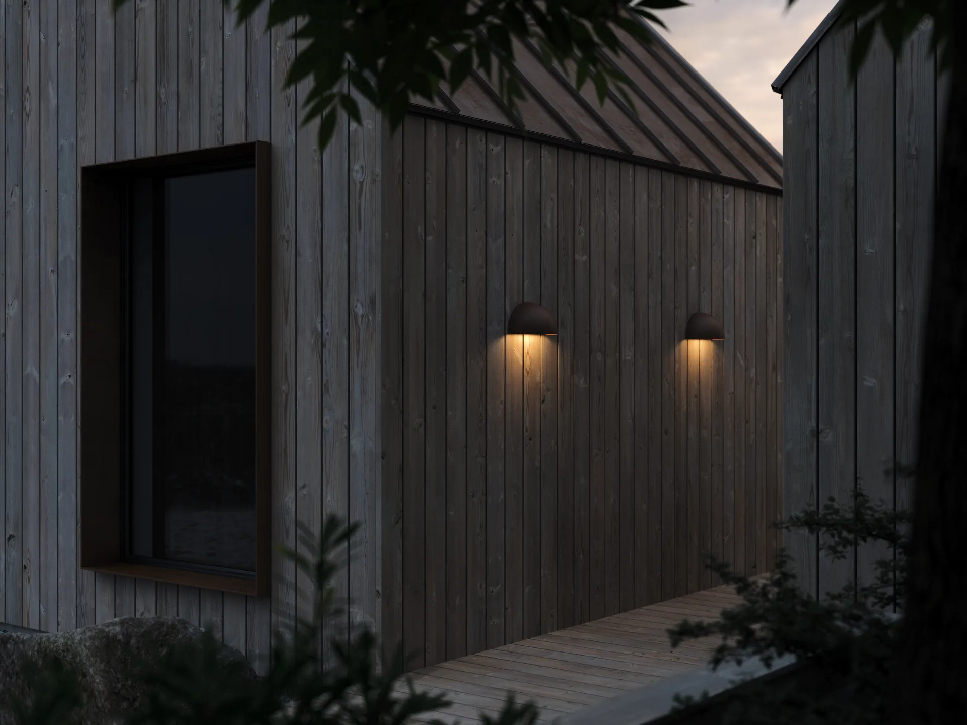 Επιτοίχιο φωτιστικό, Rørhat, Copper raw, LED Light-Point