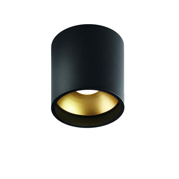 Στρογγυλό σποτάκι Solo, Μαύρο/χρυσαφί, 3000 kelvin Light-Point