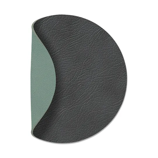 Cloud-Nupo σουβέρ διπλής όψης κυκλικό, ανθρακίτης-παστέλ πράσινο LIND DNA