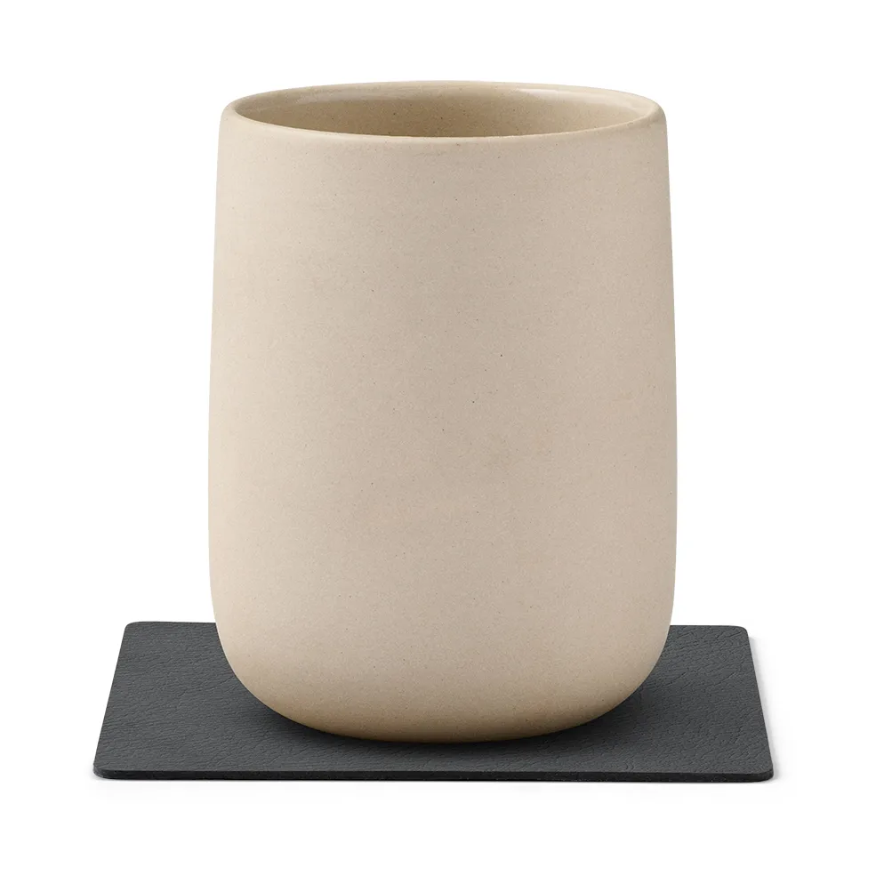 Cloud-Nupo σουβέρ διπλής όψης τετράγωνο, ανθρακίτης-παστέλ πράσινο LIND DNA