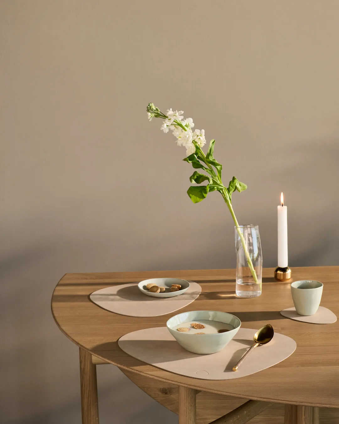 Cloud-Nupo σουπλά διπλής όψης καμπύλο L, Καφέ-άμμος LIND DNA