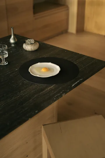 Corduroy σουπλα τραπεζιού - Black ink, circle, L - LIND DNA