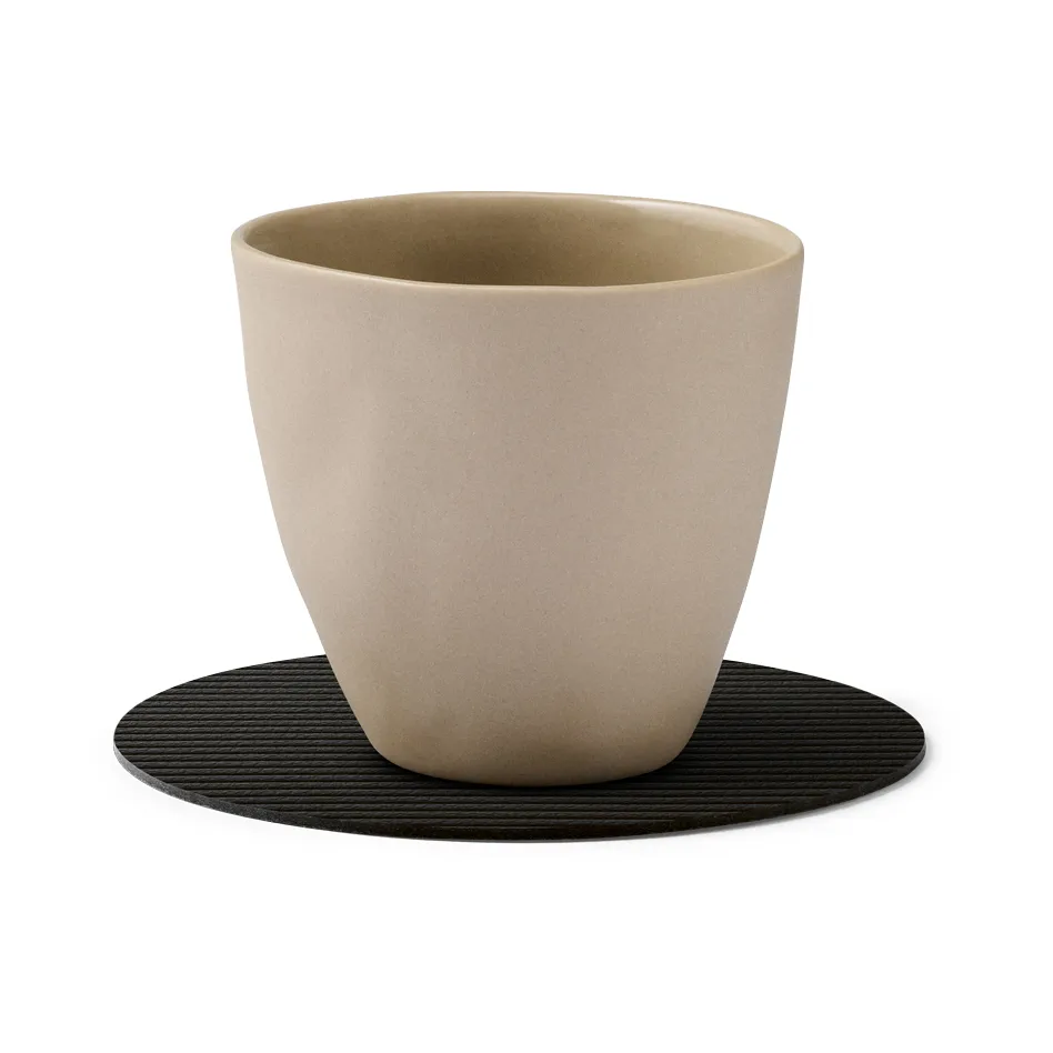 Corduroy σουβέρ ποτηριών, Black ink, circle LIND DNA