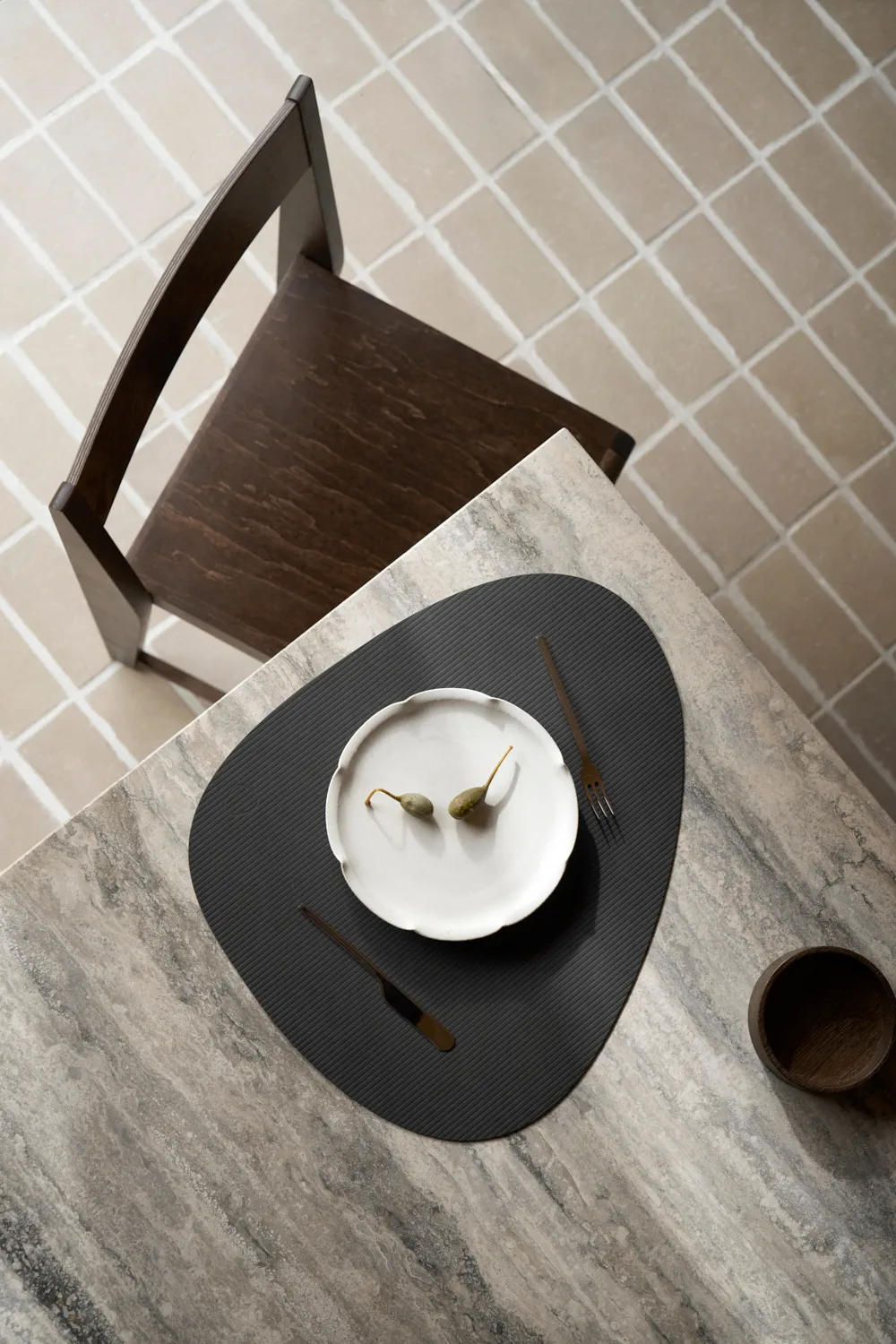 Corduroy σουπλά curve L, Black LIND DNA