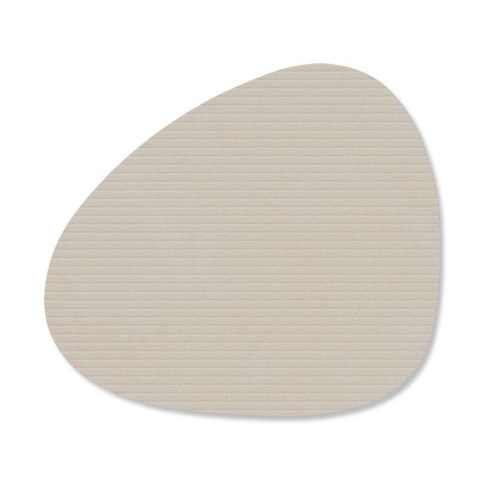 Corduroy σουβέρ curve - Oyster White - LIND DNA