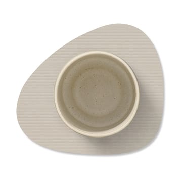 Corduroy σουβέρ curve - Oyster White - LIND DNA