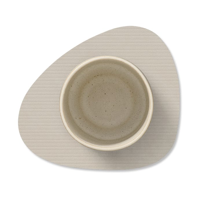 Corduroy σουβέρ curve, Oyster White LIND DNA