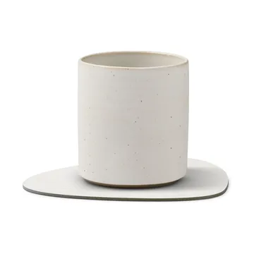 Corduroy σουβέρ curve - Pure white - LIND DNA