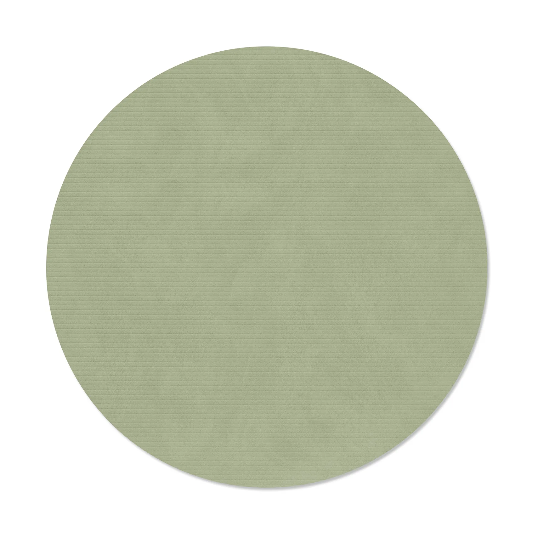 Corduroy σουπλα τραπεζιού, Olive green, circle, L LIND DNA