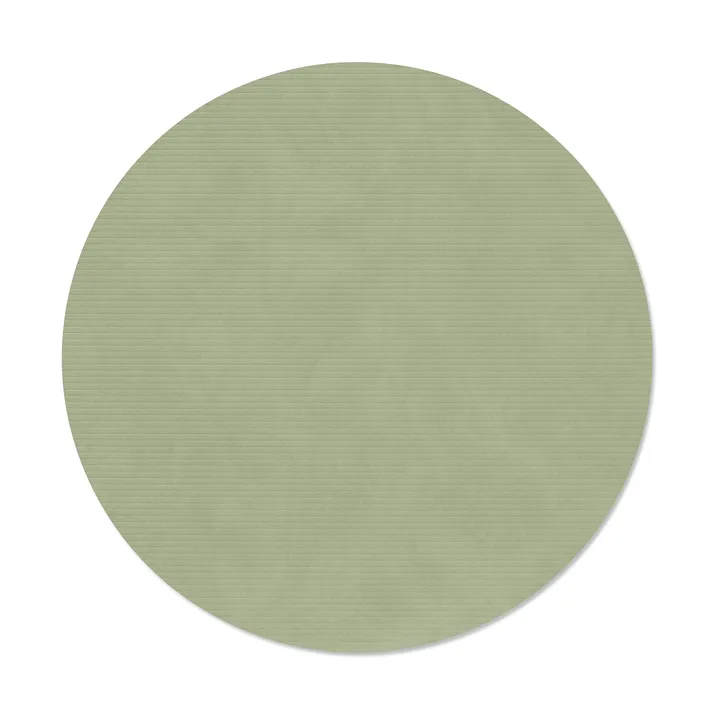 Corduroy σουπλα τραπεζιού - Olive green, circle, L - LIND DNA