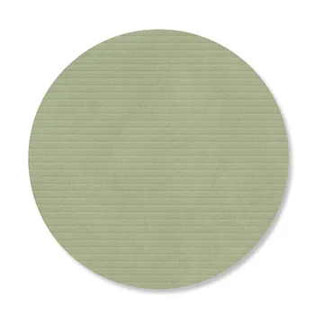 Corduroy σουβέρ ποτηριών - Olive green, circle - LIND DNA