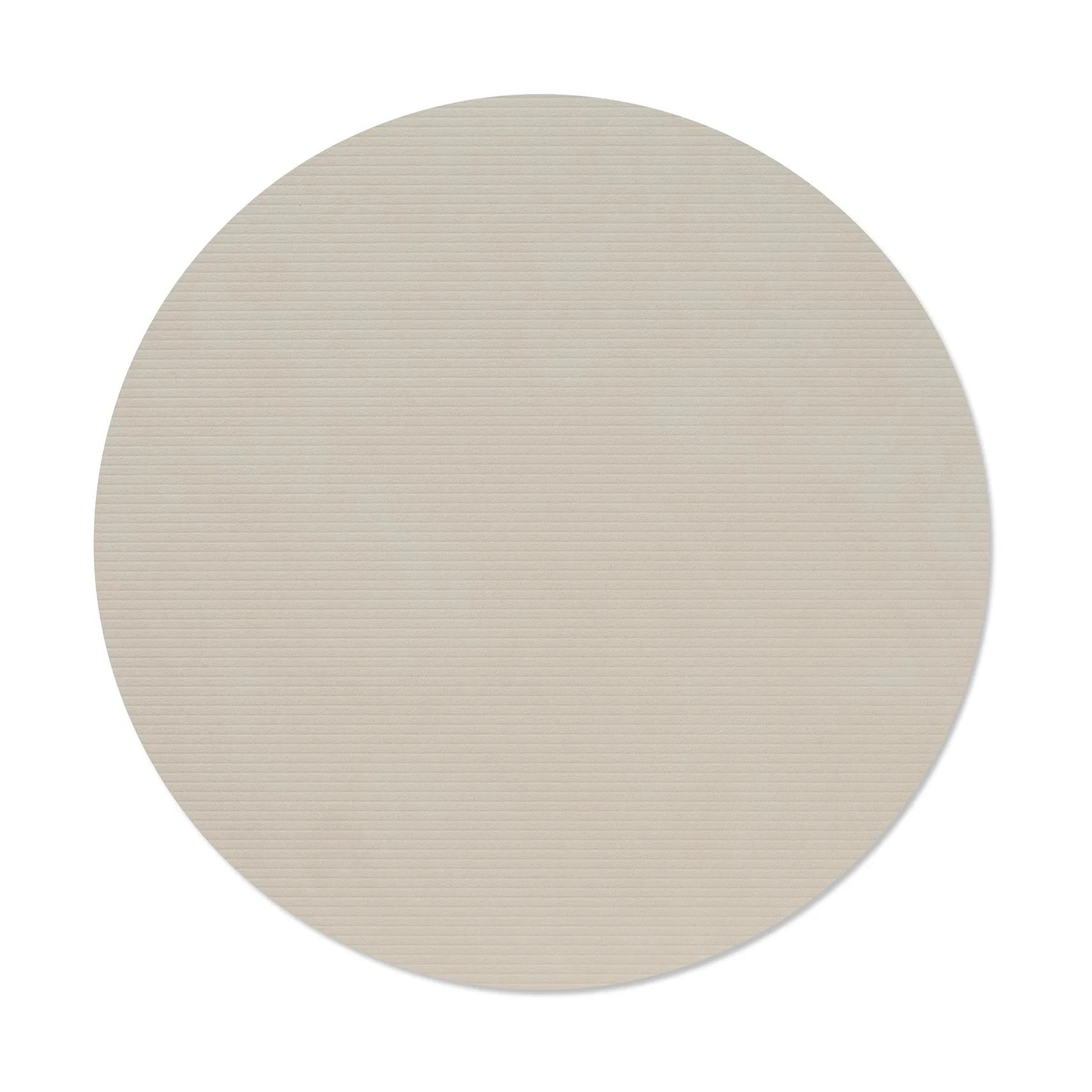 Corduroy σουπλα τραπεζιού, Oyster white, circle, L LIND DNA