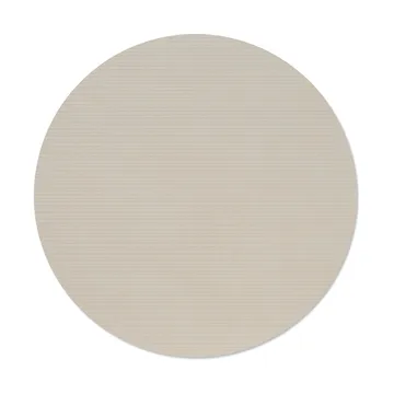 Corduroy σουπλα τραπεζιού - Oyster white, circle, L - LIND DNA