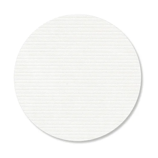 Corduroy σουβέρ ποτηριών, Pure white, circle LIND DNA