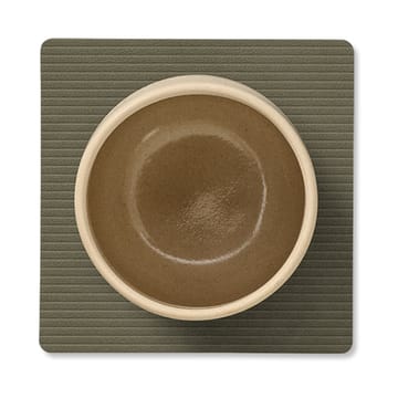 Corduroy σουβέρ square - Army Green - LIND DNA