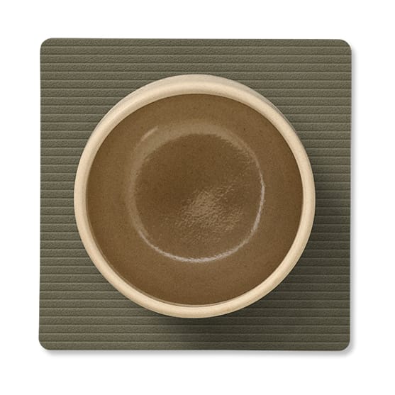 Corduroy σουβέρ square, Army Green LIND DNA