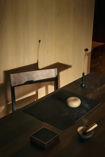 Corduroy σουβέρ square - Black ink - LIND DNA