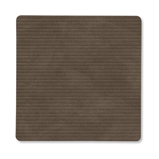 Corduroy σουβέρ square - Caviar - LIND DNA