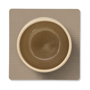 Corduroy σουβέρ square - Clay Brown - LIND DNA