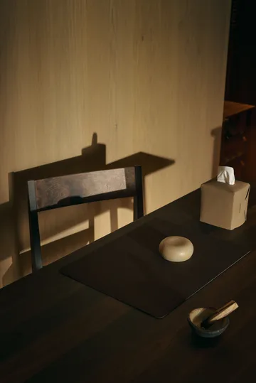 Corduroy σουπλά square L - Black ink - LIND DNA