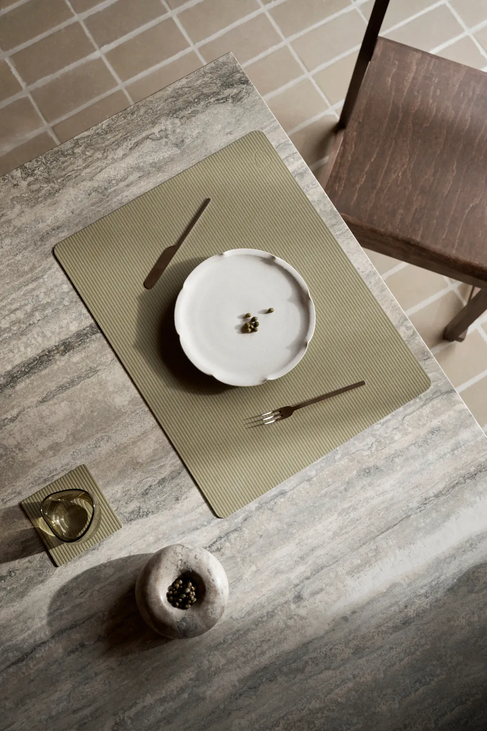 Corduroy σουπλά square L, Herbal Dust LIND DNA